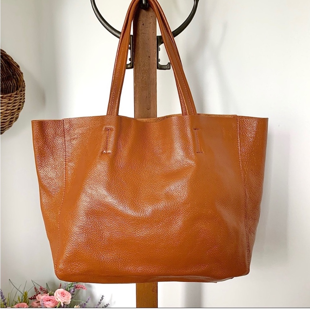 🎀DANIELLE STEVENS LEATHER TOTE BAG🎀 - Picture 2 of 8